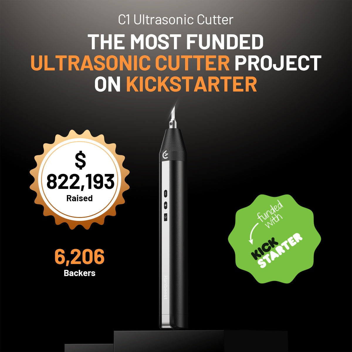 Hanboost® C1 Ultrasonic Cutter - The Ultimate Tool for Makers