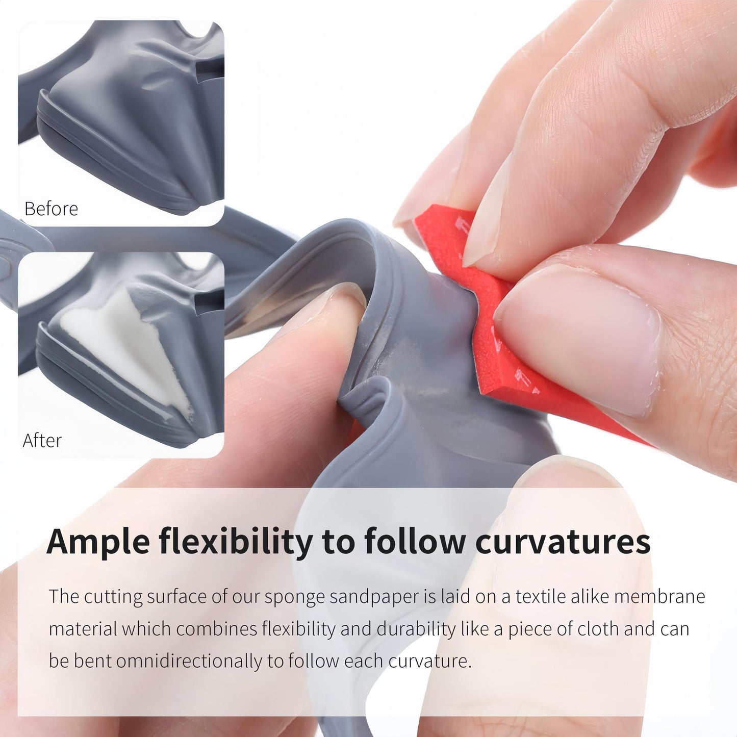 MakerJoy Soft Sponge Sanding Paper Combo Set for Model Builder