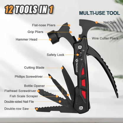 MakerJoy H1 Multi Tool Hammer 12 in 1 with Safety Lock