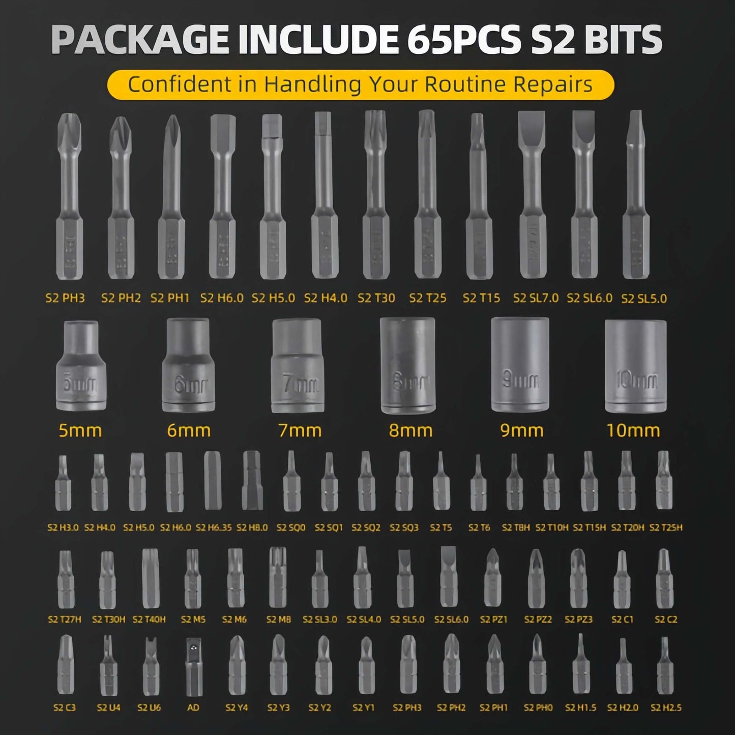 Hanboost 69 In 1 Ratchet Screwdriver Set