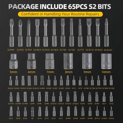 Hanboost 69 In 1 Ratchet Screwdriver Set