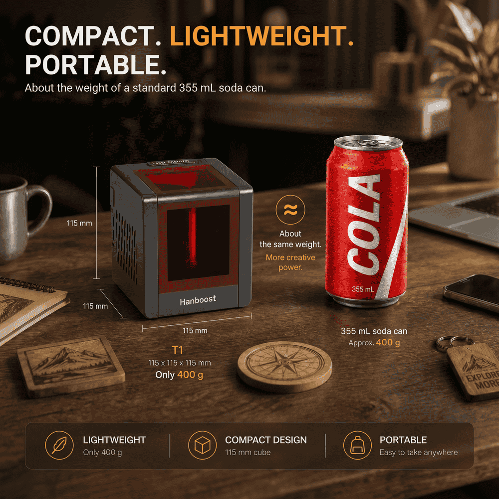 T1 Mini Laser Engraver — Launching on Kickstarter