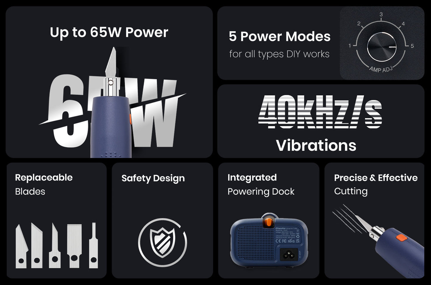 CK01 65W Pro Ultrasonic Cutter - The Ultimate Tool for Professional Makers