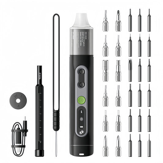 Hanboost® 35 In 1 Precision Electric Screwdriver Set for PC, Phone, Camera, Laptop, Watch, and Drone Repairs