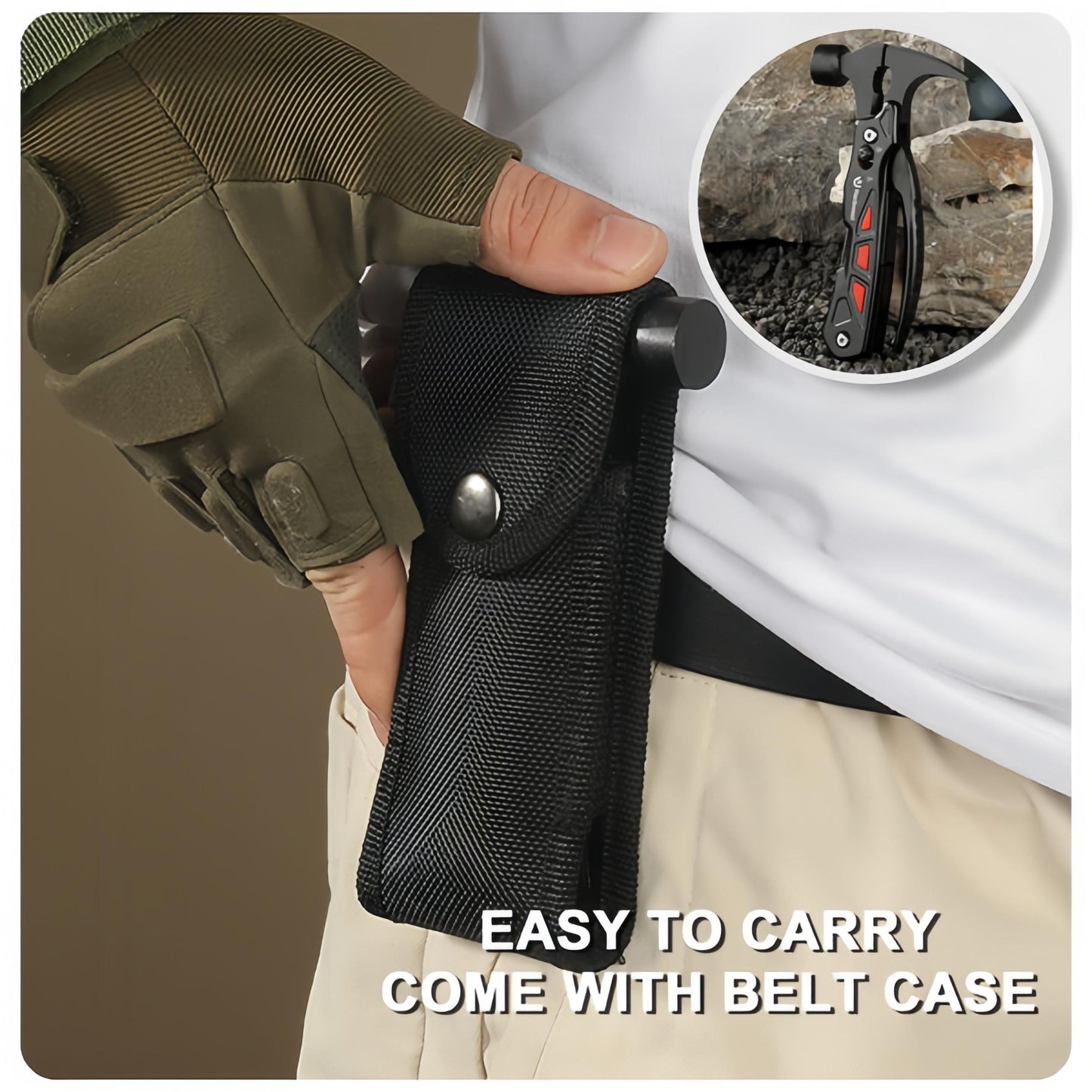 MakerJoy H1 Multi Tool Hammer 12 in 1 with Safety Lock