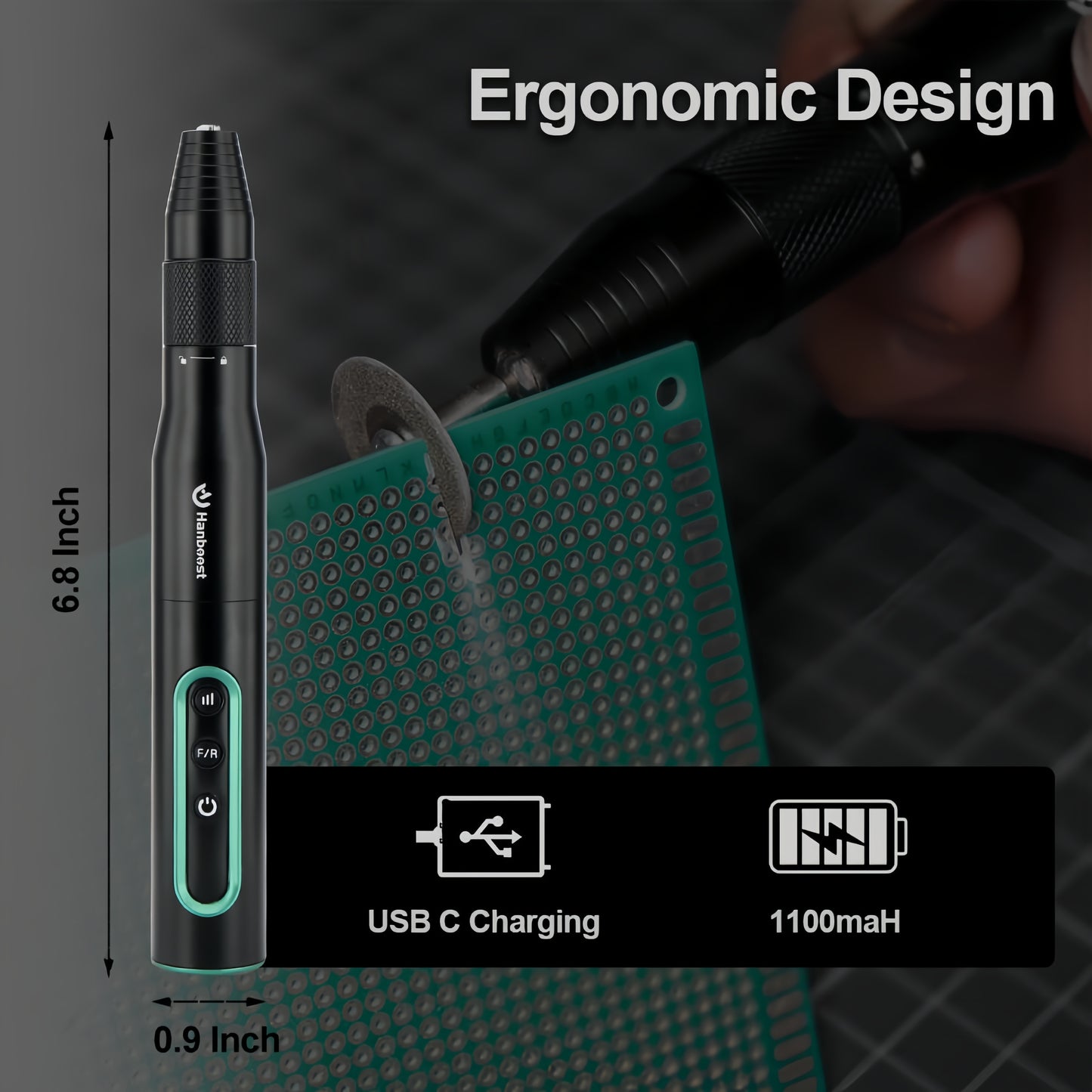 Hanboost® S2 Electric Cordless Rotary Tool Kits for DIY Maker & Craftsmen