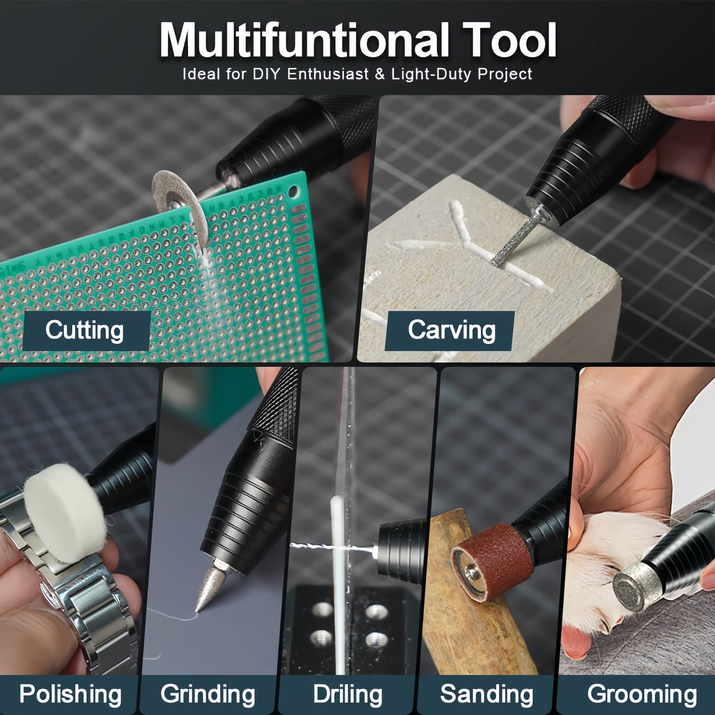 Hanboost® S2 Electric Cordless Rotary Tool Kits for DIY Maker & Craftsmen